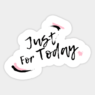 Just For Today JFT Alcoholic Recovery Sticker